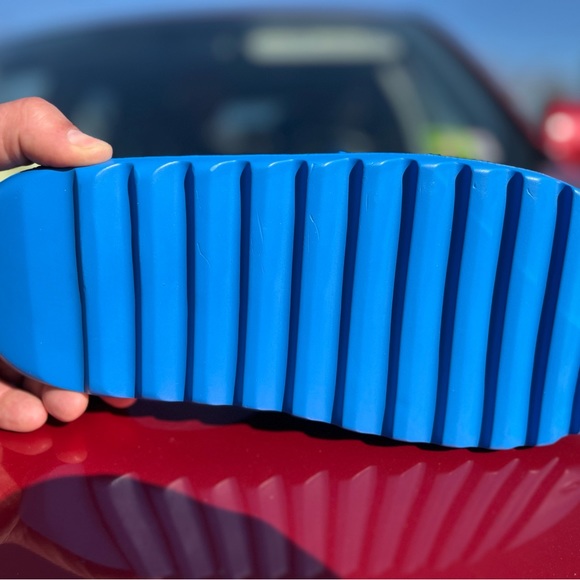 Blue EVA Algae Foam Slide Yeezy Type HI Res Blue size 12 Mens - Picture 9 of 11